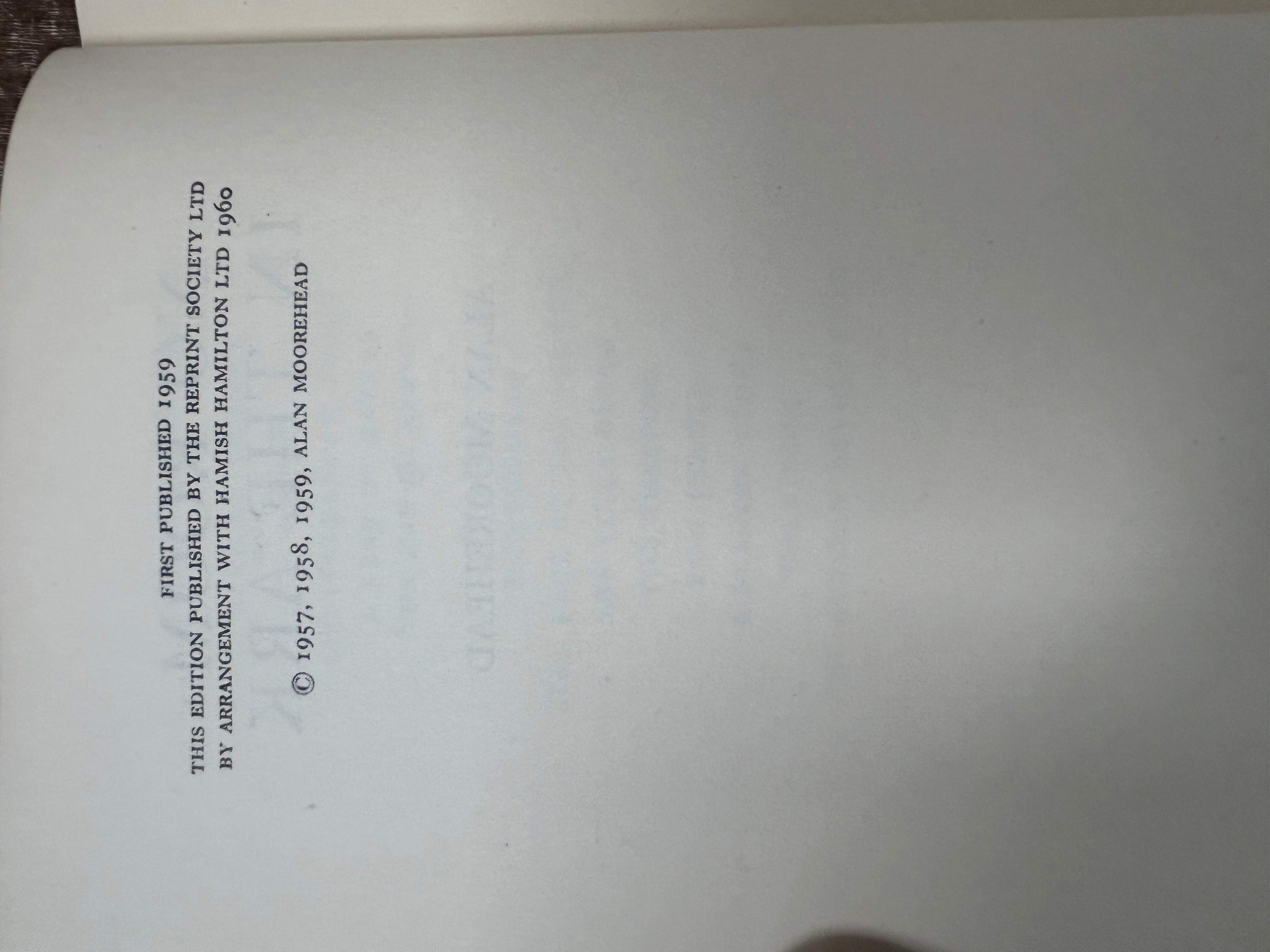 No room in the Arc - Alan Moorehead (1960) 010
