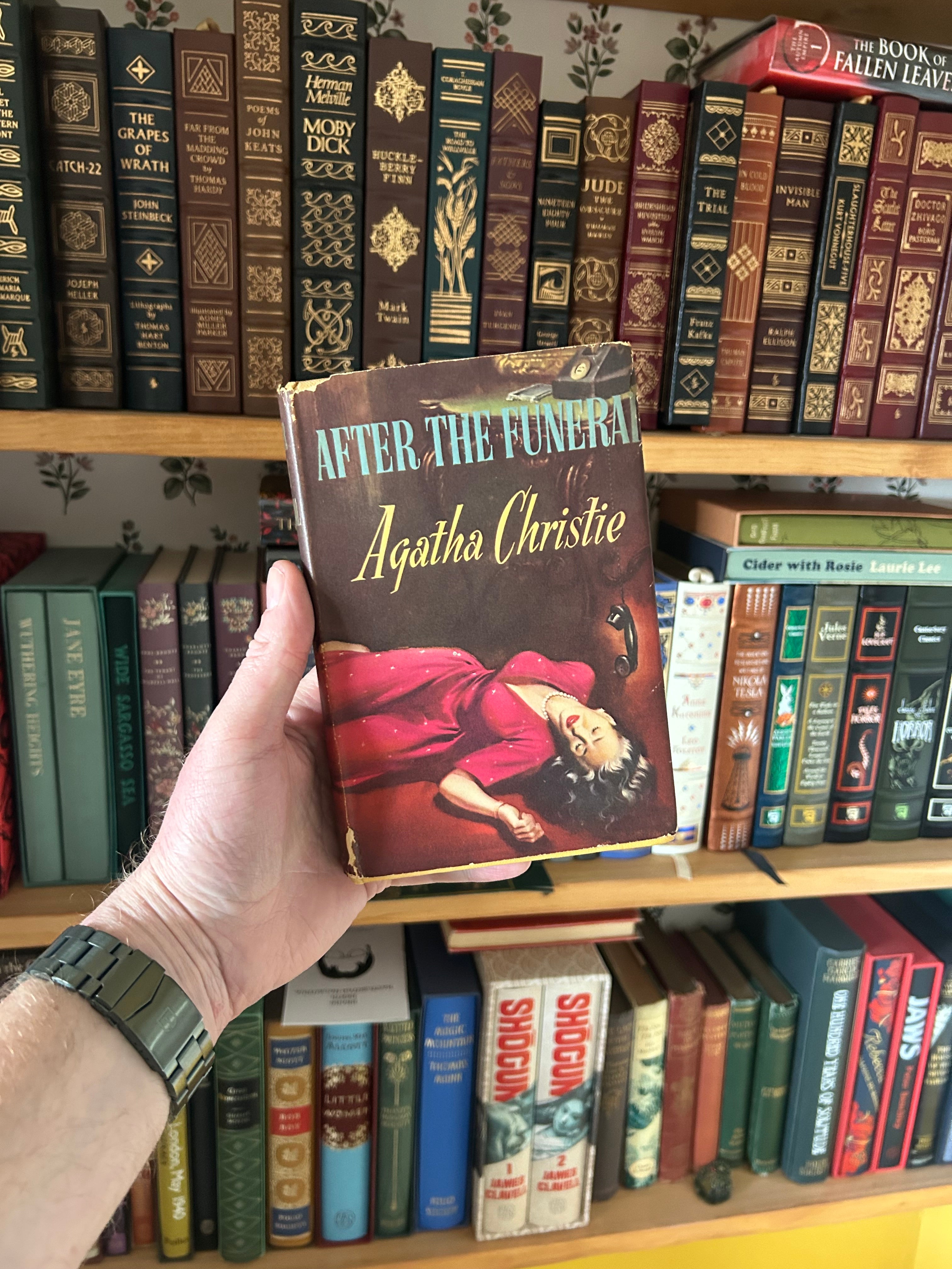 After The Funeral- Agatha Christie. Book Club Edition 1954