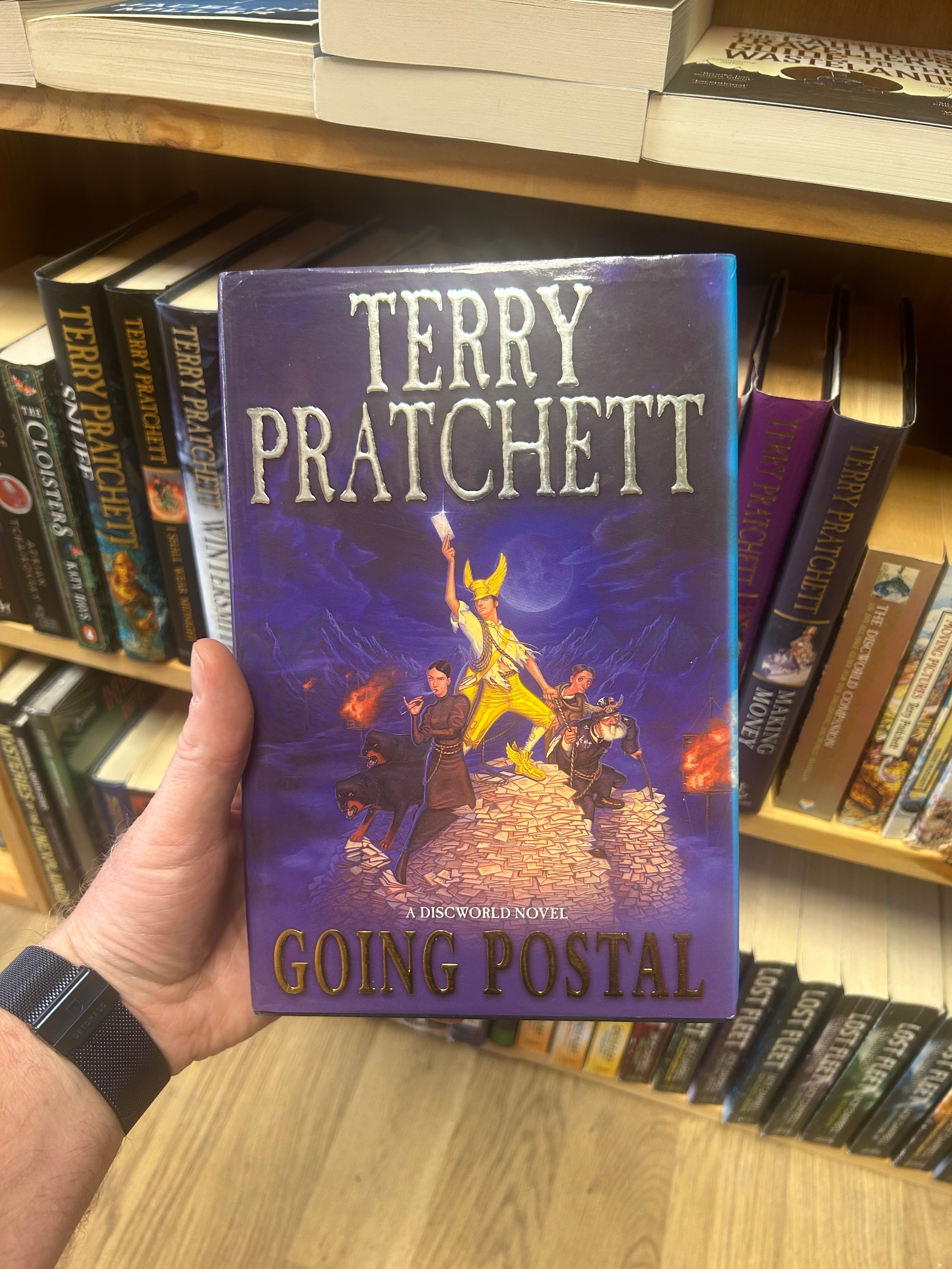 Going Postal- Terry Pratchett. (First Edition)