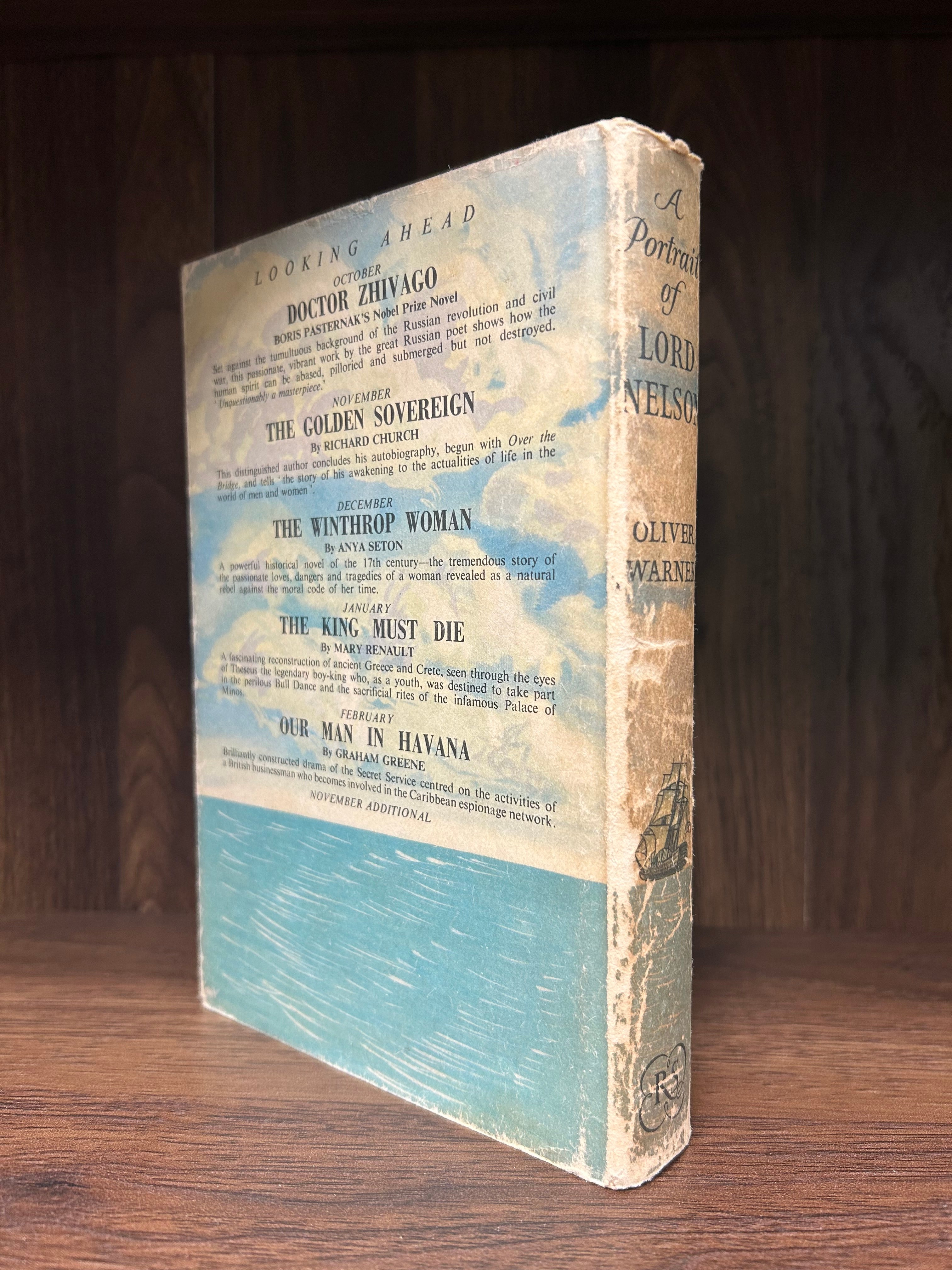 A Portrait of Lord Nelson- Oliver Warner 1959.        013