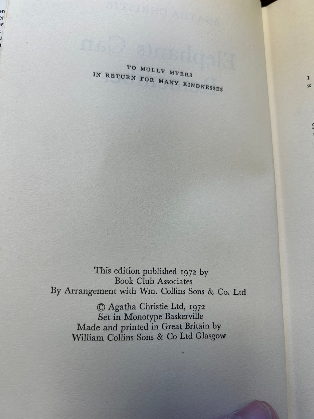 Elephants Can Remember- Agatha Christie (1972 Book Club edition). 019