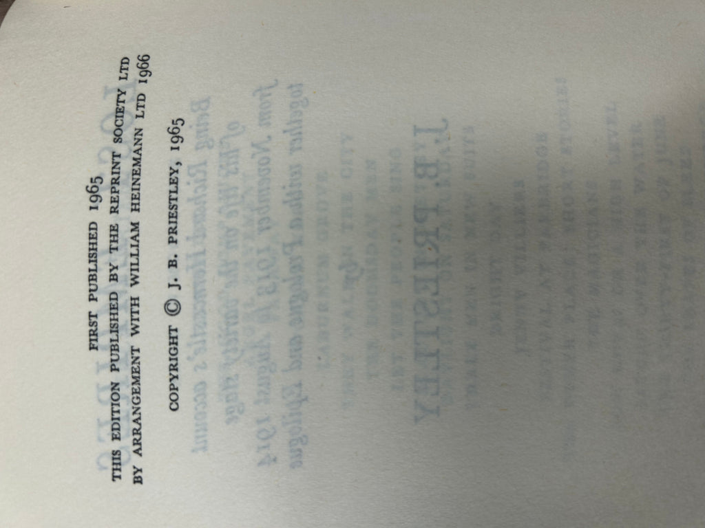 Lost Empires- J.B.Priestley 1966                012