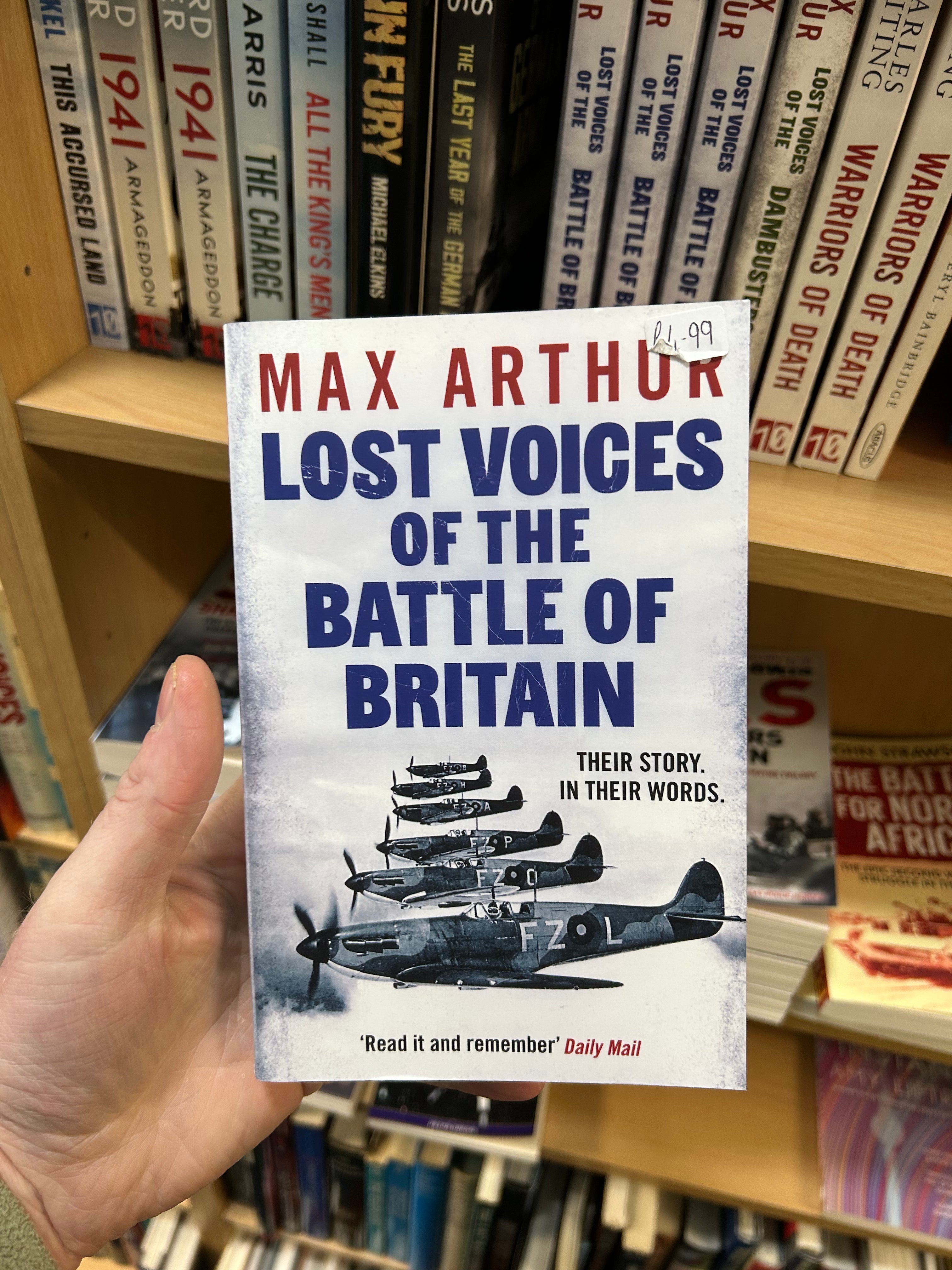 Lost Voices of the Battle of Britain- Max Arther