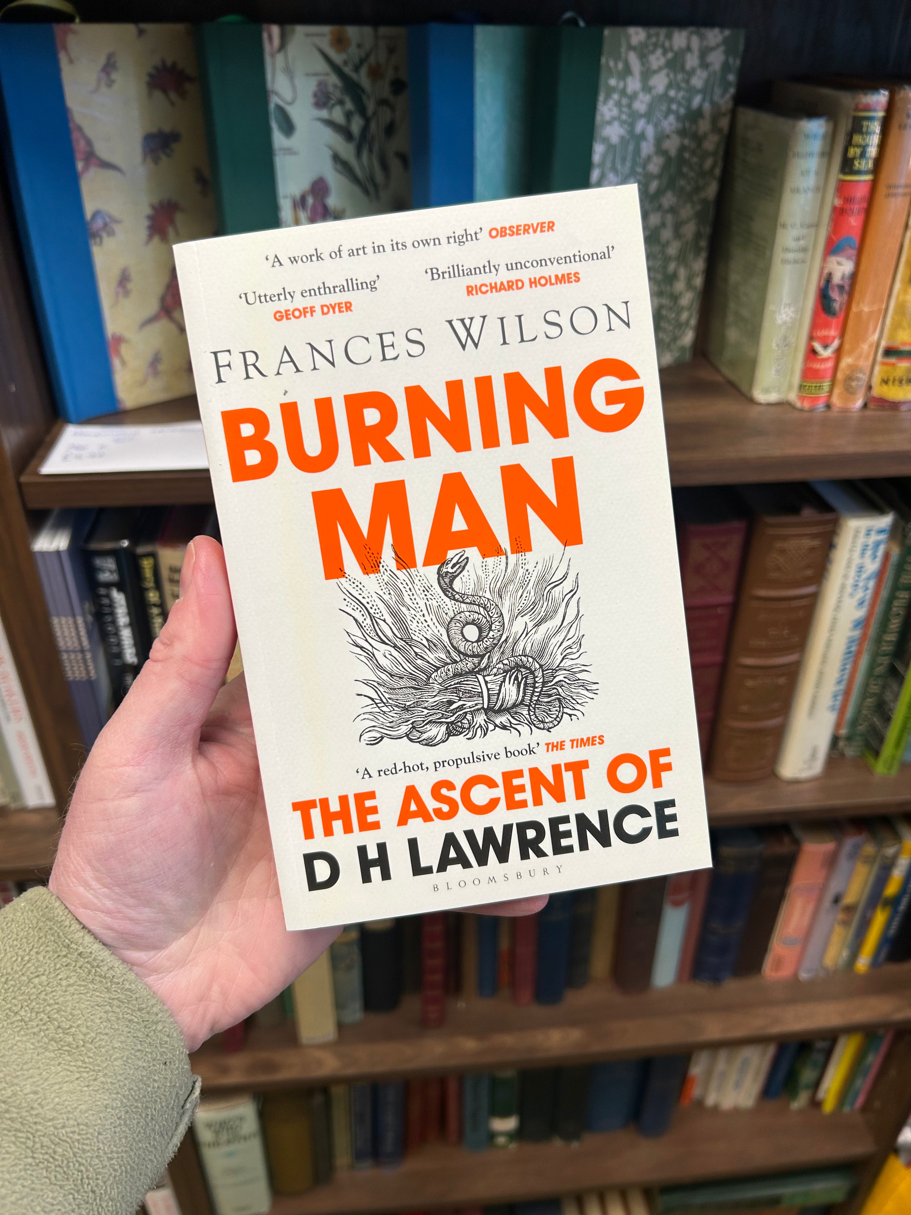 Burning Man, The Ascent of D H Lawrence- Frances Wilson