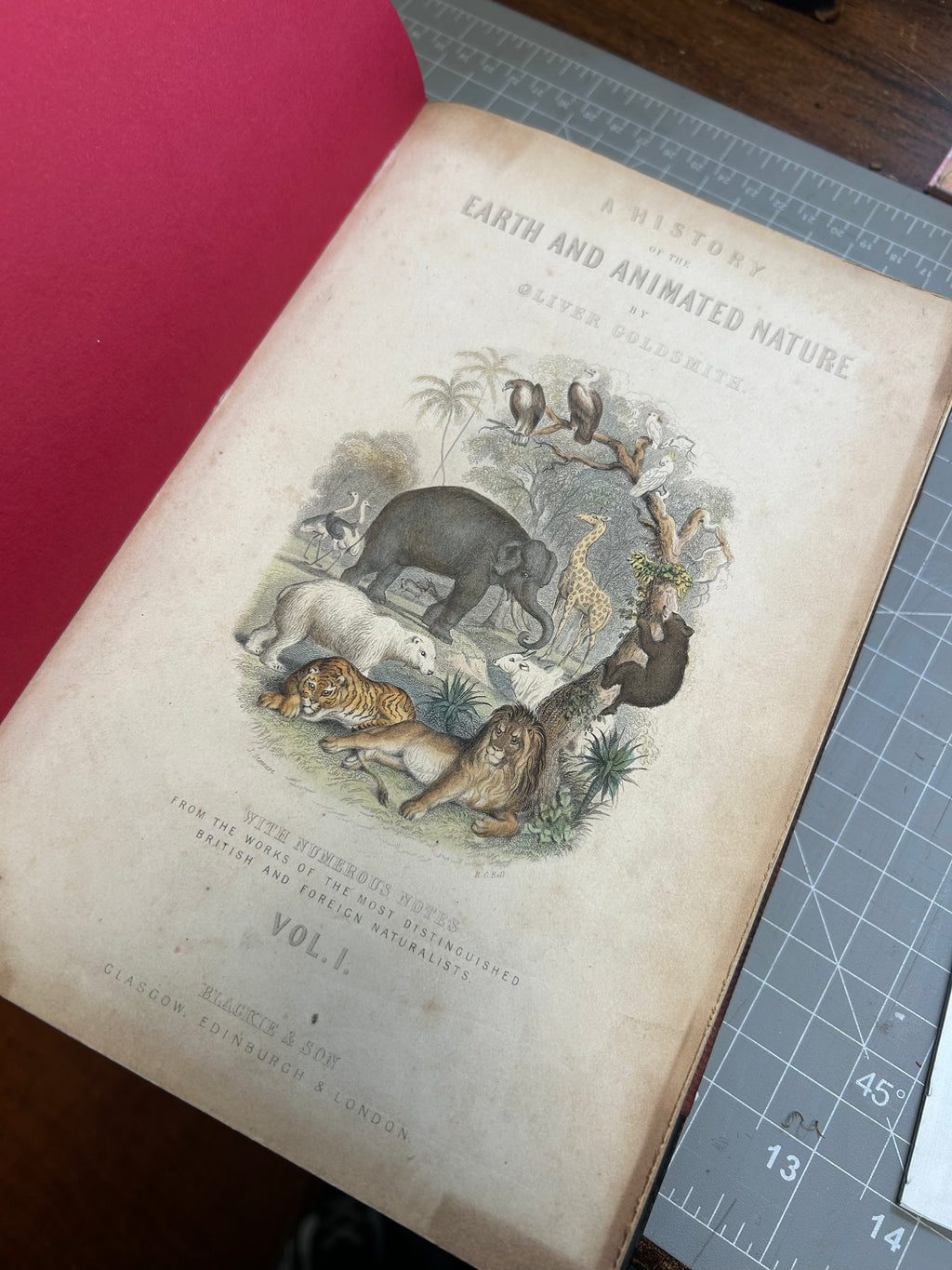A History of the Earth and Animated Nature- Oliver Goldsmith.
