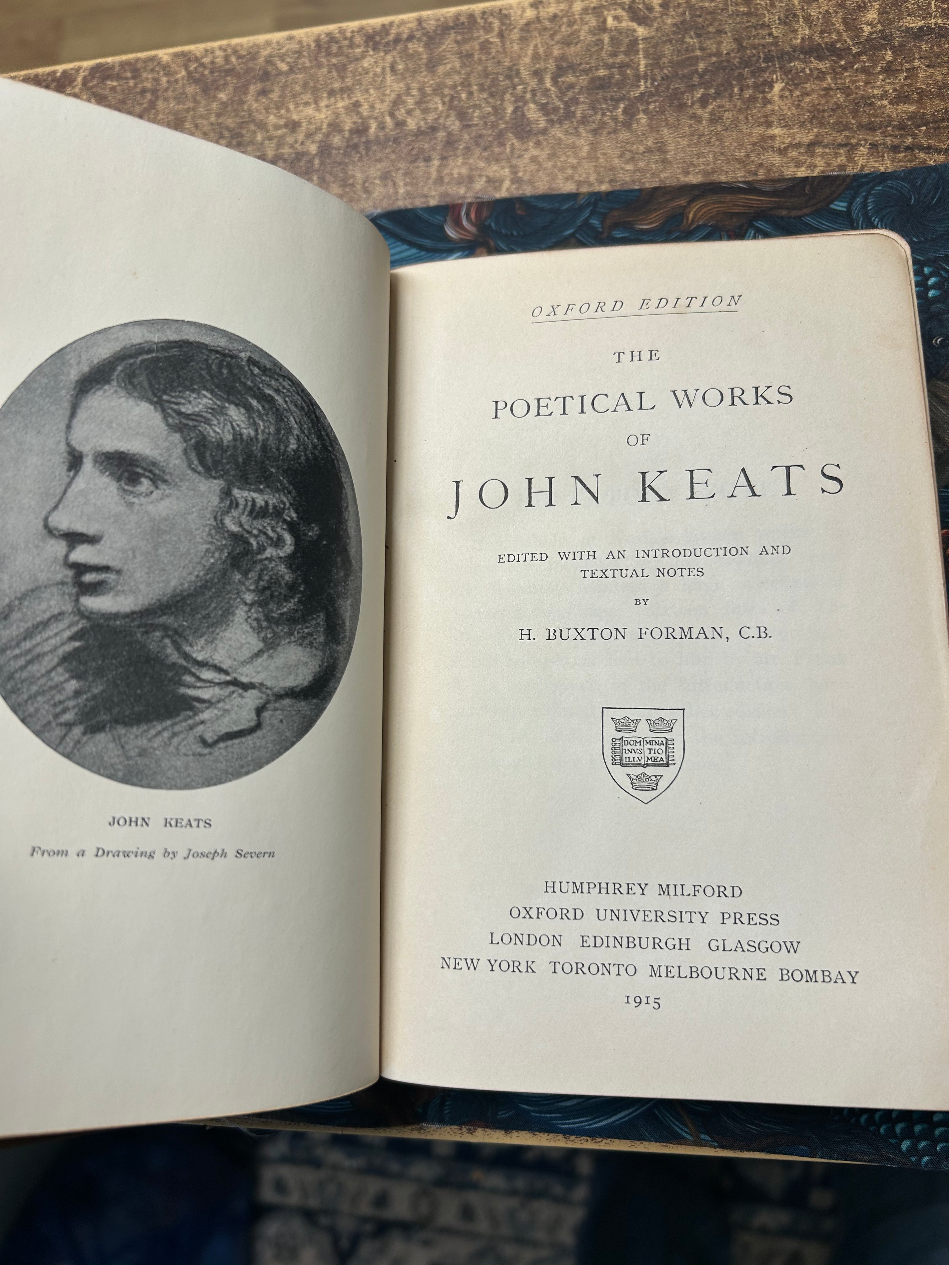 The Poetical Works of Keats. 1915. (151)