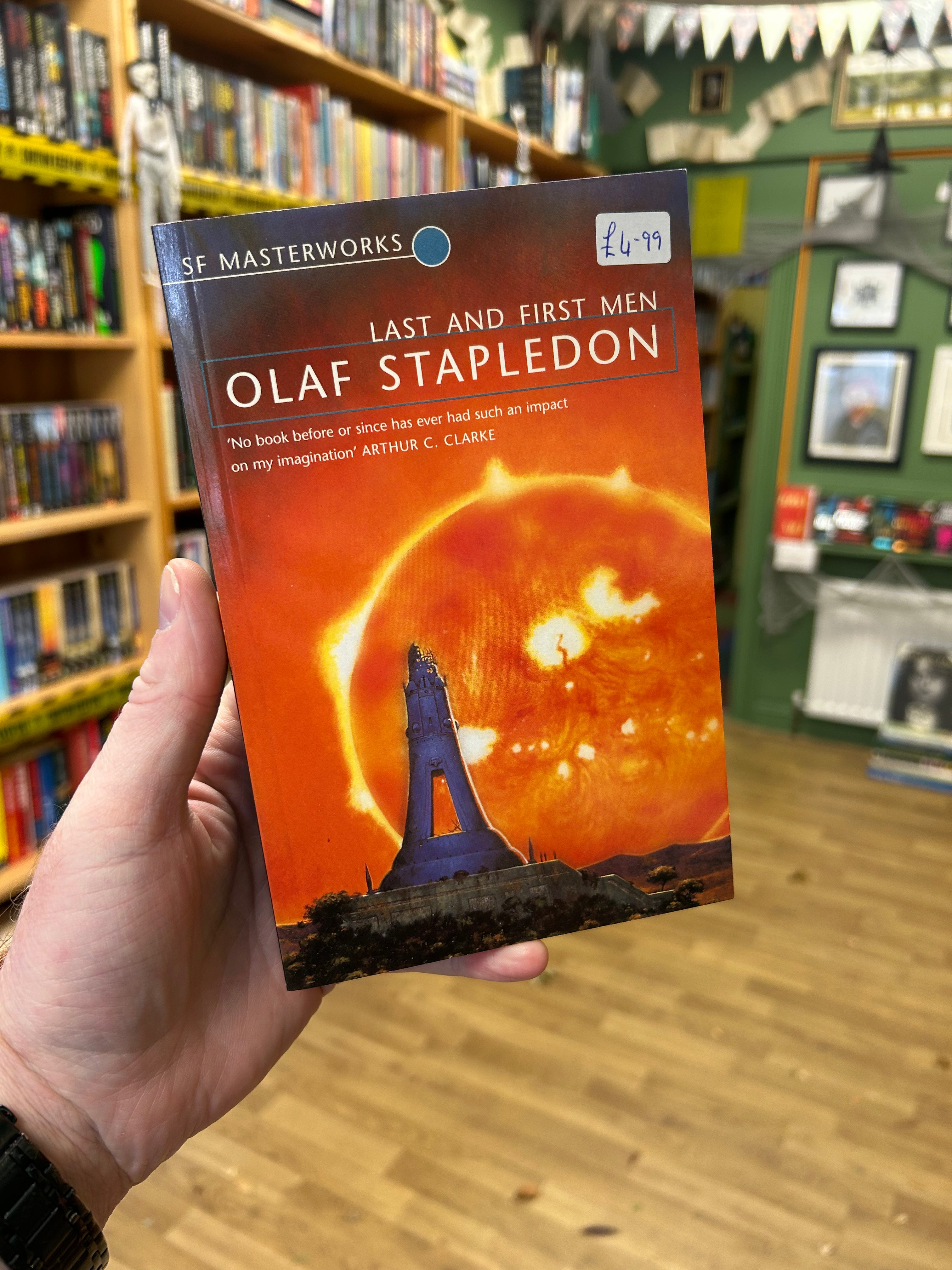 Last and First Men- Olaf Stapledon. SF Masterworks 1999