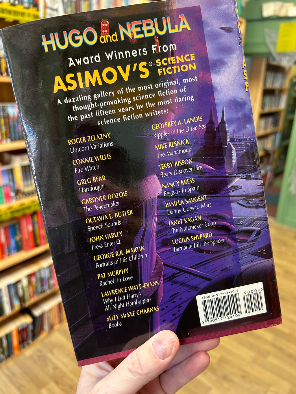 Hugo and Nebula. Award winners from Asimov’s Science Fiction.